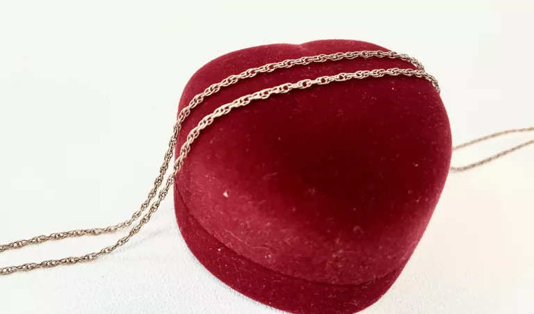 PIĘKNY ŁAŃCUSZEK RÓŻOWE ZŁOTO P585 1,95G