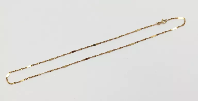 CIEKAWY ZŁOTY ŁAŃCUSZEK - WYJĄTKOWY SPLOT