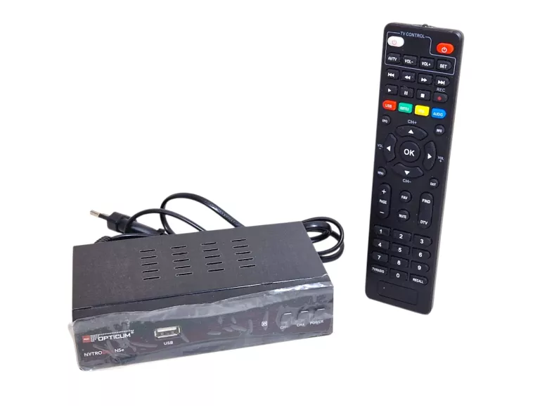 TUNER DEKODER DVB-T2 OPTICUM NYTROBOX NSE H.265 HEVC