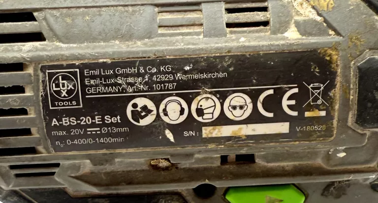 WIERTARKO-WKRĘTARKA LUX TOOLS A-BS-20
