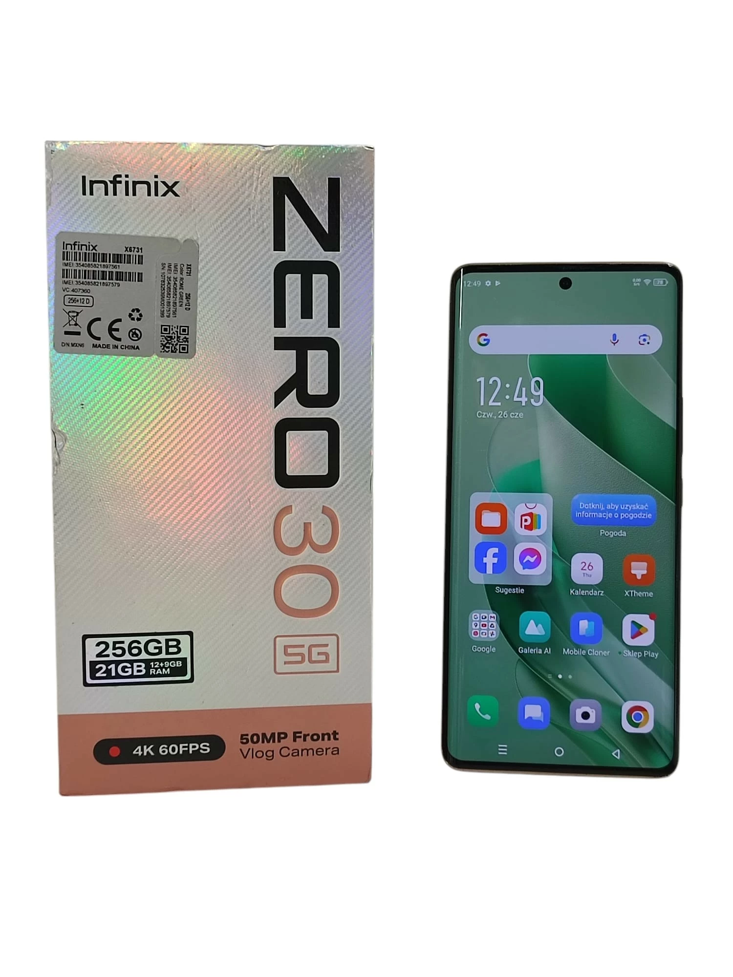 telefon-infinix-zero-30-5g-12256-gb-678-5000-mah-dual-sim-w-pudelku-warszawska-38-katowice
