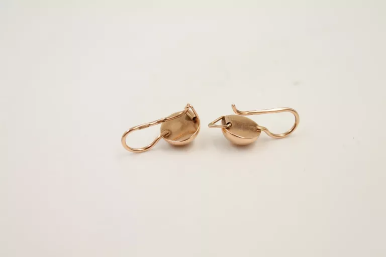 PIĘKNE, ZŁOTE KOLCZYKI VINTAGE 585