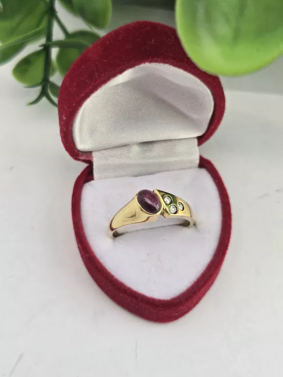 zloty-pierscionek-z-bordowo-fioletowym-kamieniem-585-p14k-r16-wroclawska-7-legnica