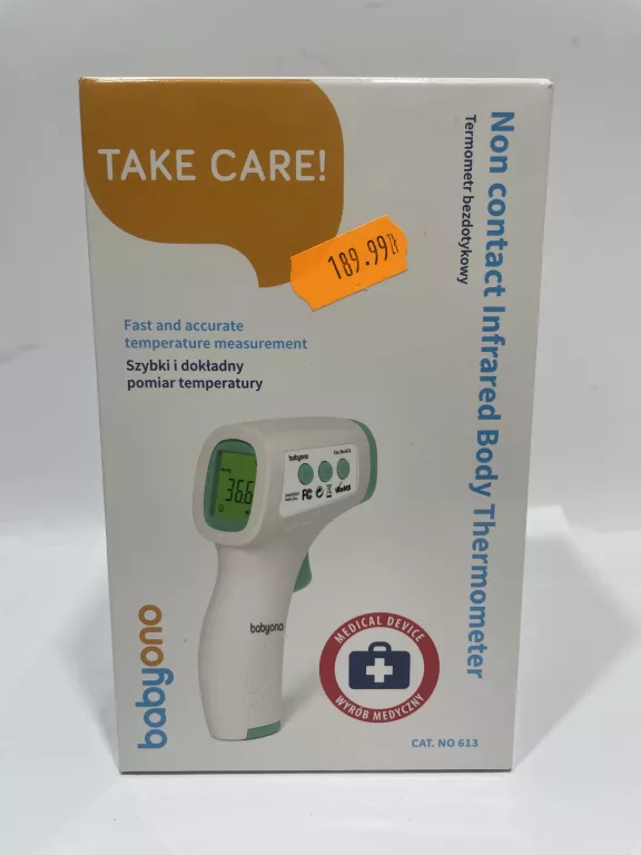 TERMOMETR ELEKTRONICZNY BABY ONO 613