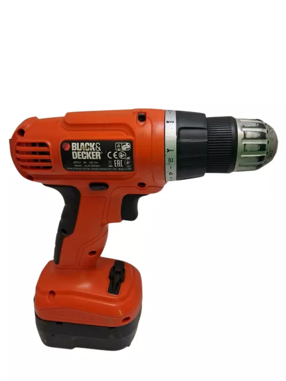 WKRĘTARKA BLACK+DECKER ZASILANIE AKUMULATOROWE 12 V EPC12