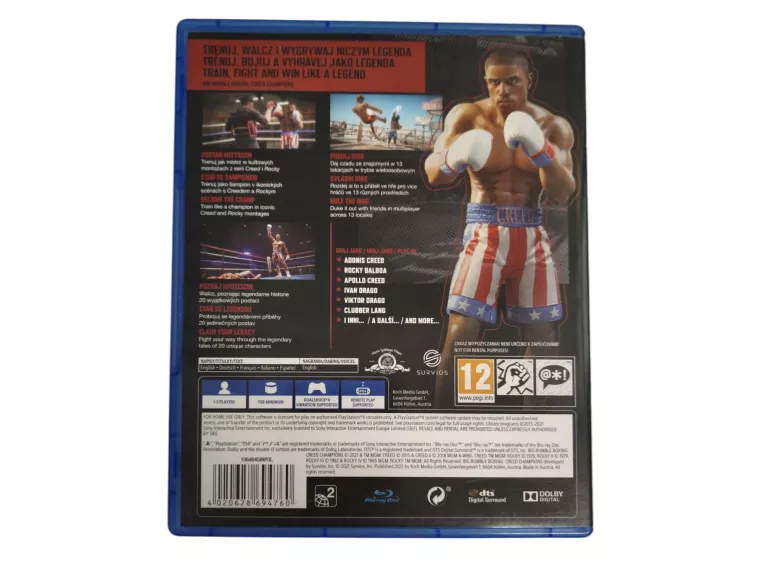 GRA NA KONSOLE SONY PLAYSTATION 4 (PS4) BIG RUMBLE CREED CHAMPIONS BOXING
