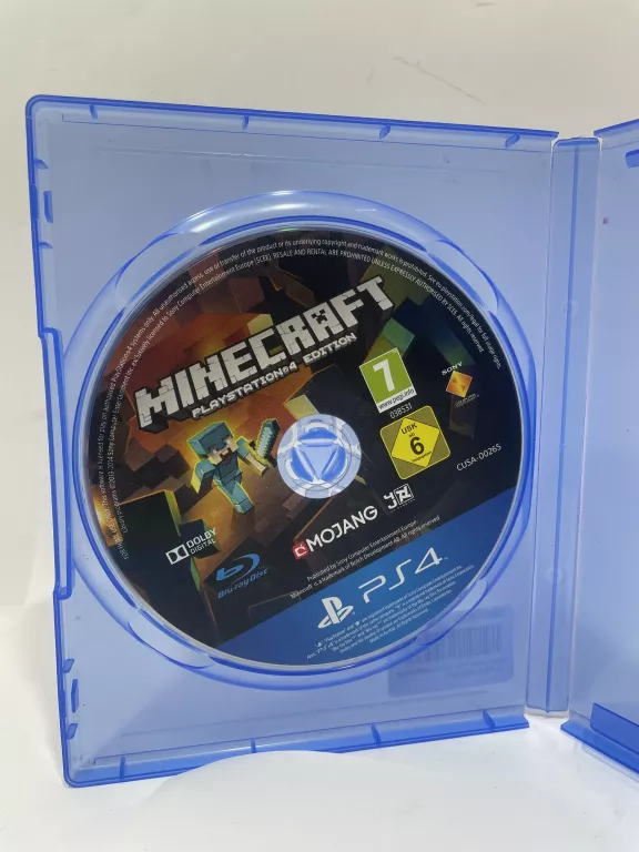 GRA NA PS4 MINECRAFT