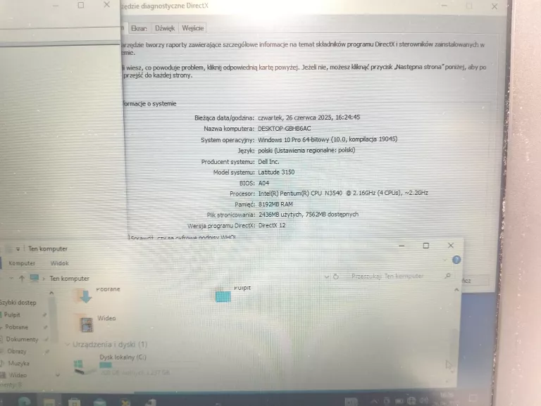 LAPTOP DELL LATITUDE 3150