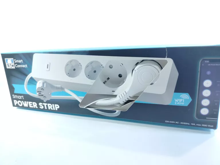 PRZEDŁUŻACZ SMART POWER STRIP WIFI 2.4 GHZ 8712879159049