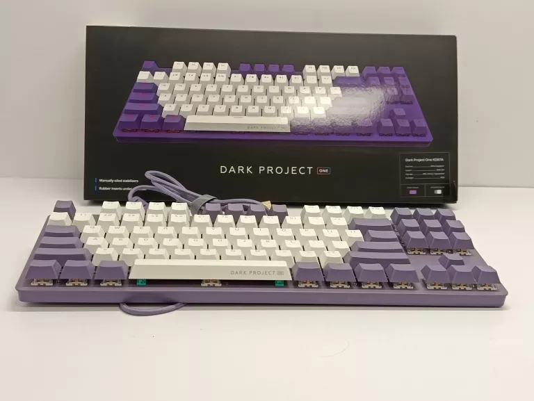 KLAWIATURA DARK PROJECT KD87A FIOLETOWO-BIAŁY+ PUD