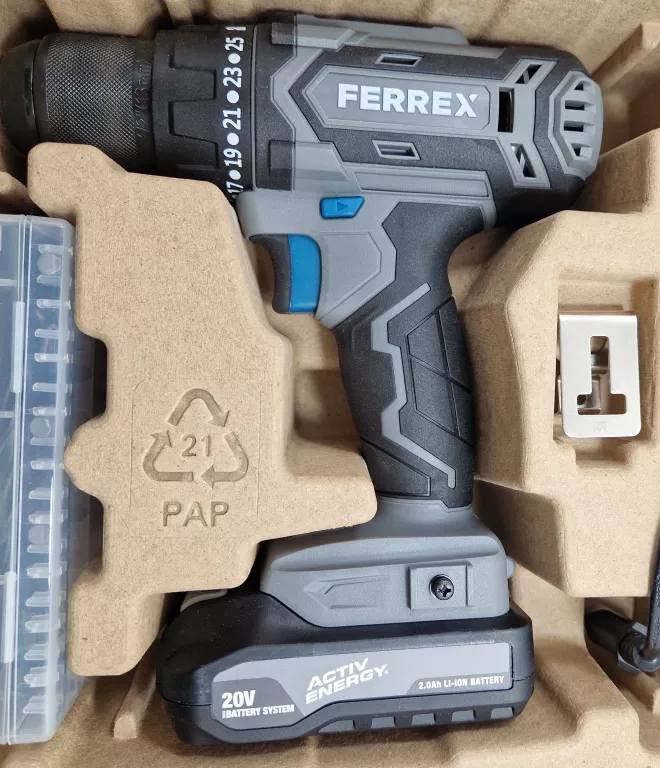 WIERTARKO-WKRĘTARKA FERREX FAB 20-1 20V