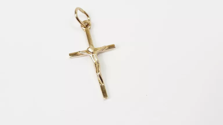 ŚLICZNY ZŁOTY KRZYŻYK 14CT 1,12G