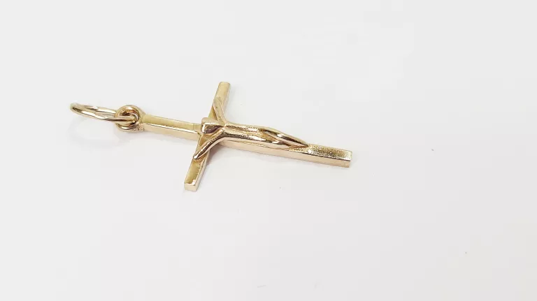 ŚLICZNY ZŁOTY KRZYŻYK 14CT 1,12G