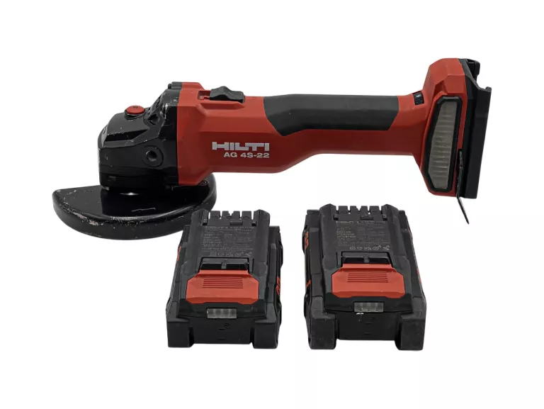 AKUMULATOROWA SZLIFIERKA KĄTOWA HILTI 4S-22 + AKU 4.0 AH + AKU 2.5 AH 2023