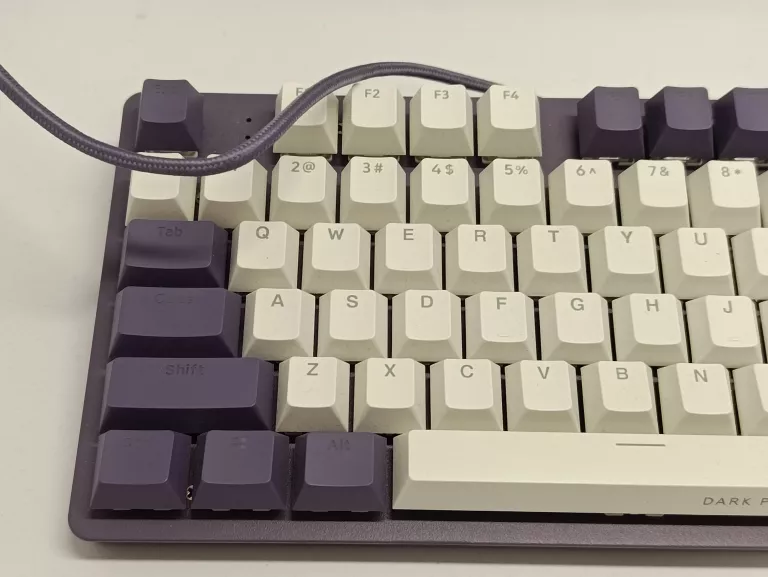 KLAWIATURA DARK PROJECT KD87A FIOLETOWO-BIAŁY+ PUD