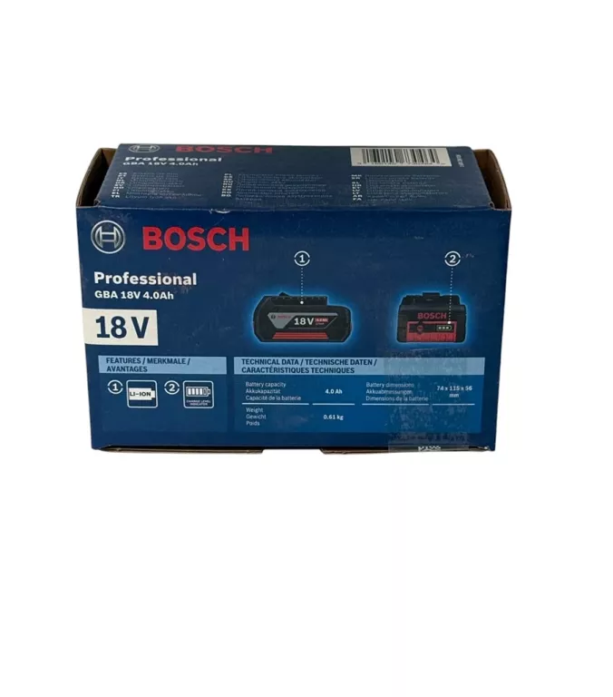 AKUMULATOR BOSCH PROFESSIONAL GBA 18V 4.0AH