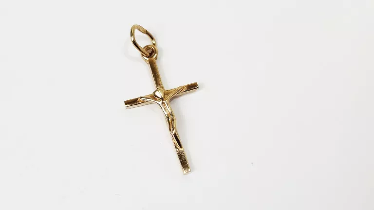 ŚLICZNY ZŁOTY KRZYŻYK 14CT 1,12G