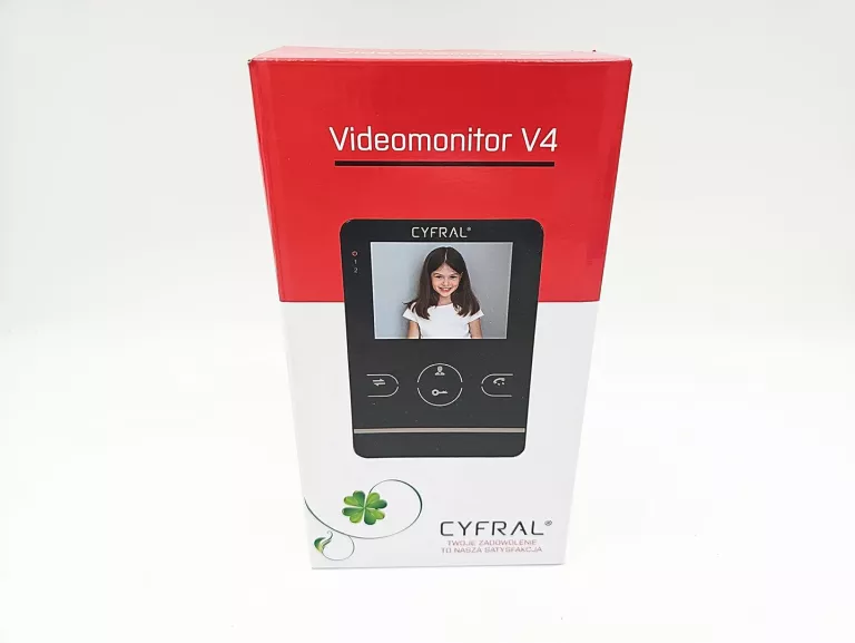 JAK NOWY VIDEOMONITOR V4 CYFRAL KOMPLET
