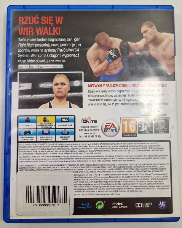 GRA EA SPORTS UFC PS4