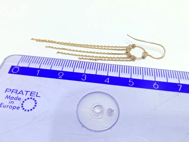ZŁOTE KOLCZYKI WISZĄCE 1,29G PR.375