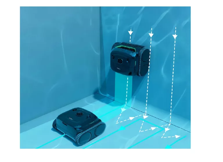 BEZPRZEWODOWY ROBOT ODKURZAJĄCY DO BASENÓW 150M2 120MINUT 65W APP WYBOT C2
