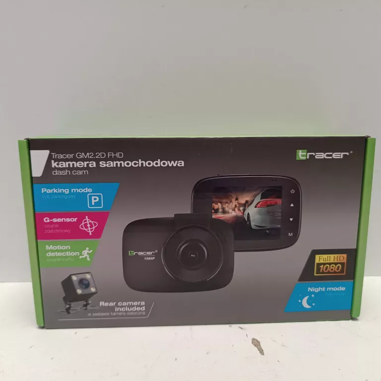 KAMERA SAMOCHODOWA TRACER GM2.2D FHD