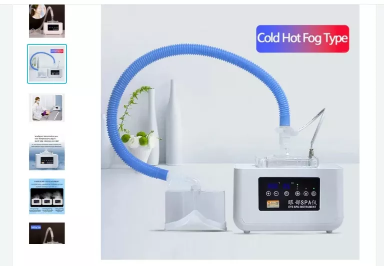 ULTRADŹWIĘKOWY NEBULIZATOR DO OCZU EYE SPA CARE ŁAGODZI ZMĘCZENIE SUCHE OC