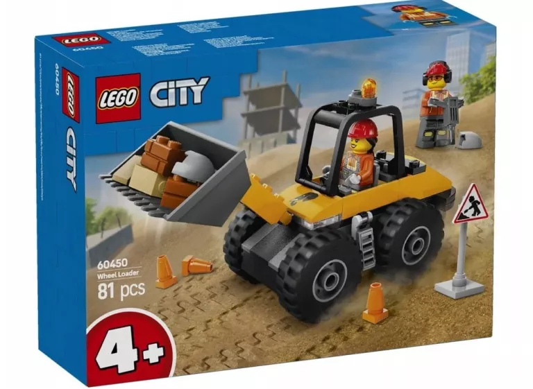 LEGO CITY ŻÓŁTA ŁADOWARKA KOŁOWA 60450