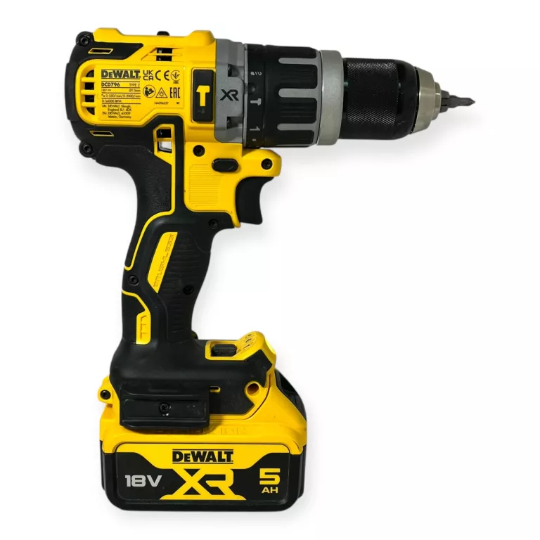 DEWALT ZESTAW NARZĘDZI WKRĘTARKA UDAROWA+SZLIFIERKA 18V 2X5AH WALIZKA