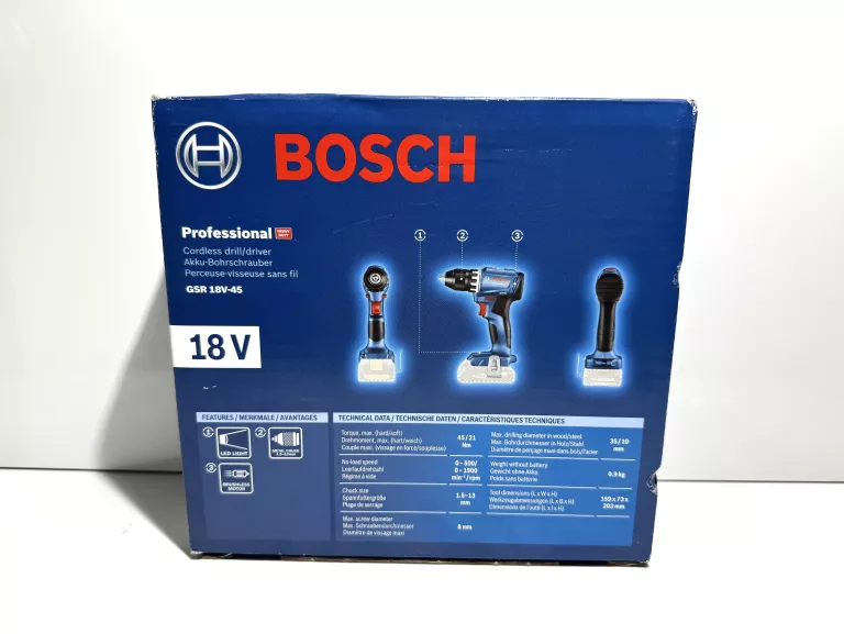 BOSCH PROFESSIONAL GSR 18V-45