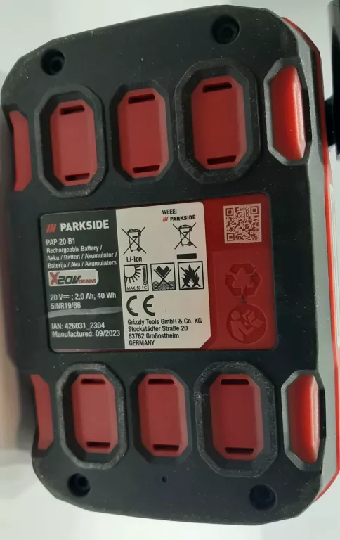 WKRĘTARKA PARKSIDE PABS 20LI-G8 KOMPLET