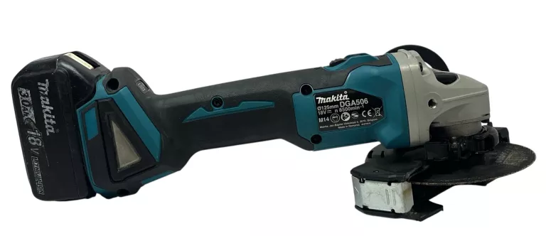 SZLIFIERKA MAKITA DGA506 + AKUMULATOR 3.0AH – ZESTAW GOTOWY DO PRACY