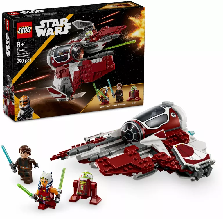 ORYGINALNE KLOCKI LEGO STAR WARS 75401 INTERCEPTOR JEDI AHSOKI