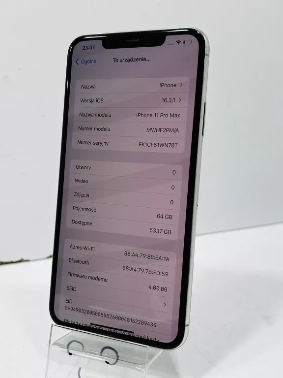 TELEFON IPHONE 11 PRO MAX 64GB 86%BATERIA