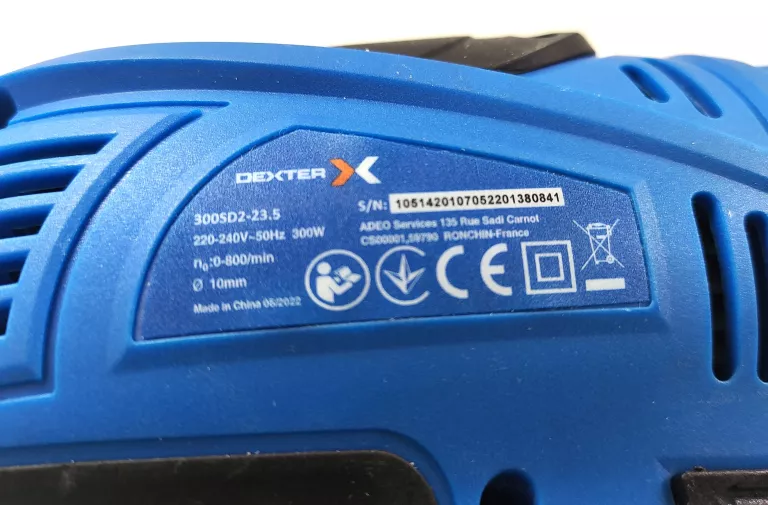 WIERTARKA DEXTER 300SD2-23.5 300W