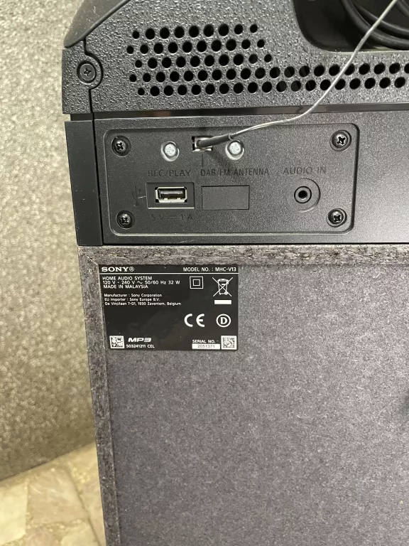 GŁOŚNIK SONY MHC-V13 + PILOT