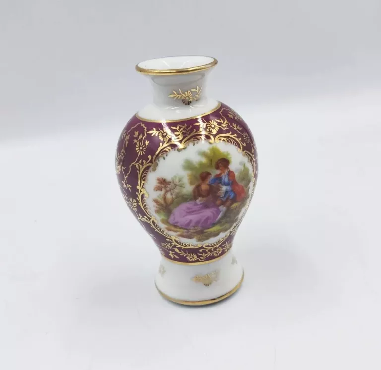 OZDOBNY WAZONIK PORCELANA FRANCUSKA