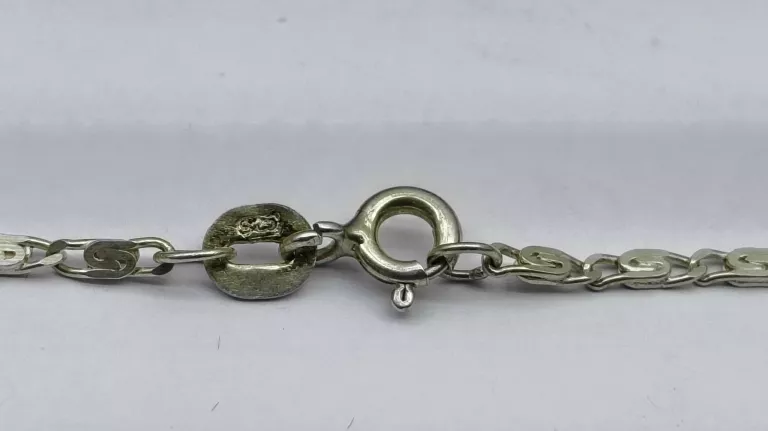 SREBRNY ŚLICZNY ŁAŃCUSZEK 3,98G / P-925 / DŁ-45CM