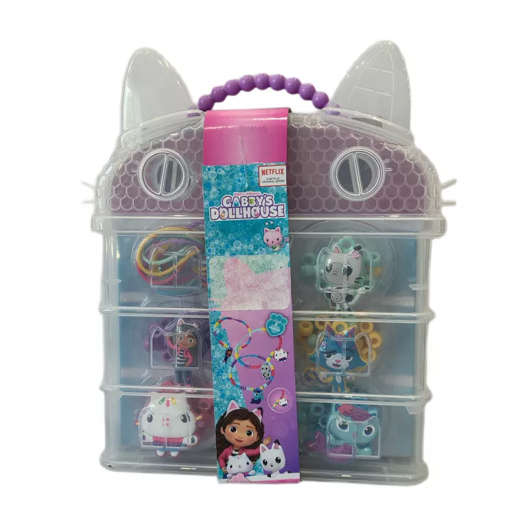 GABBY'S DOLLHOUSE GABI KOCI DOMEK ZESTAW DO ROBIENIA BRANSOLETEK