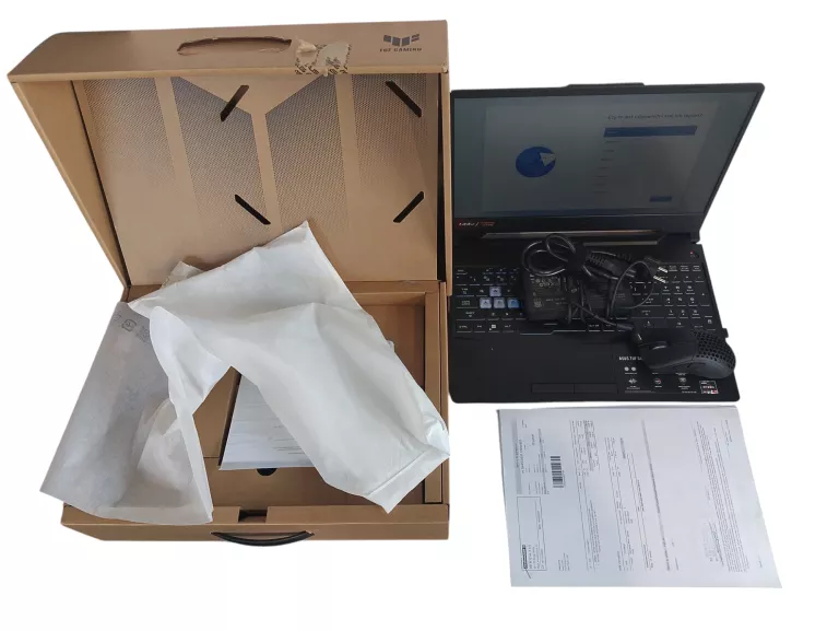 LAPTOP ASUS TUF GA 15 FA506NFR-HN009W KOMPLET D.Z 13-01-2025
