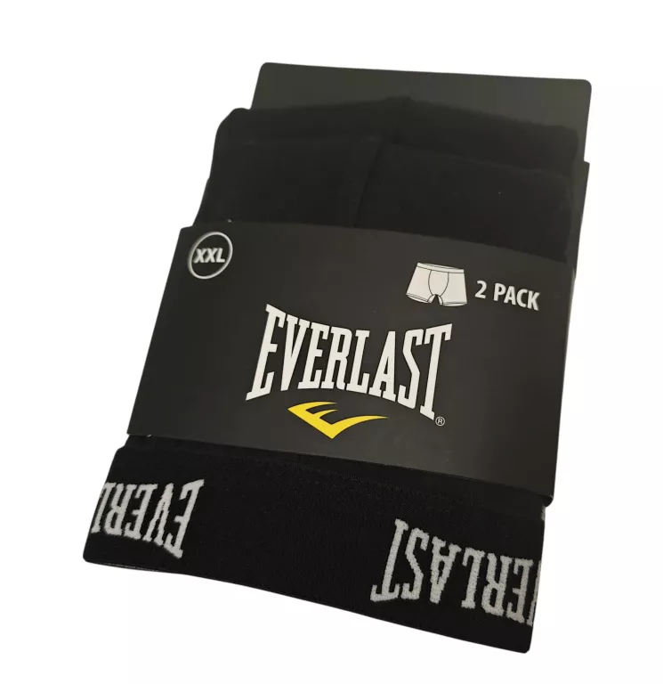 BOKSERKI EVERLAST XXL 2-PAK CZARNE
