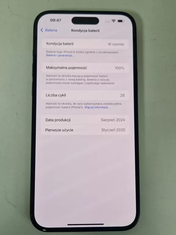 TELEFON IPHONE 15 PLUS 128GB 100%