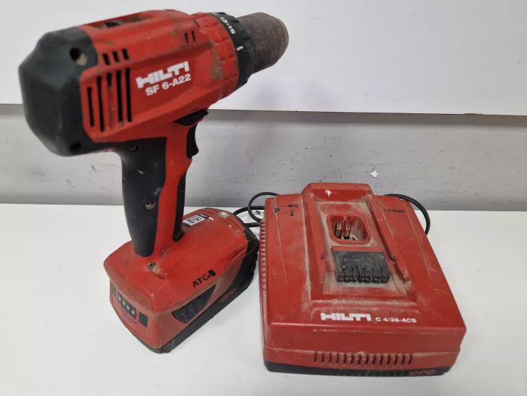 WKRĘTARKA HILTI SF 6-A22 + AKU + ŁADOWARKA