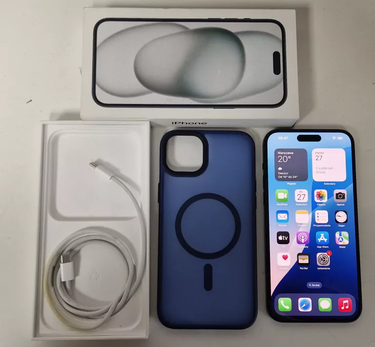 TELEFON IPHONE 15 PLUS 128GB 100%