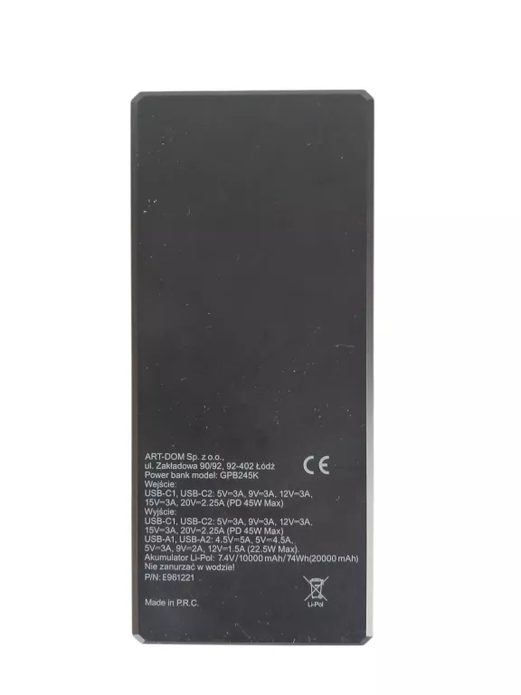 POWERBANK XLINE 20000MAH