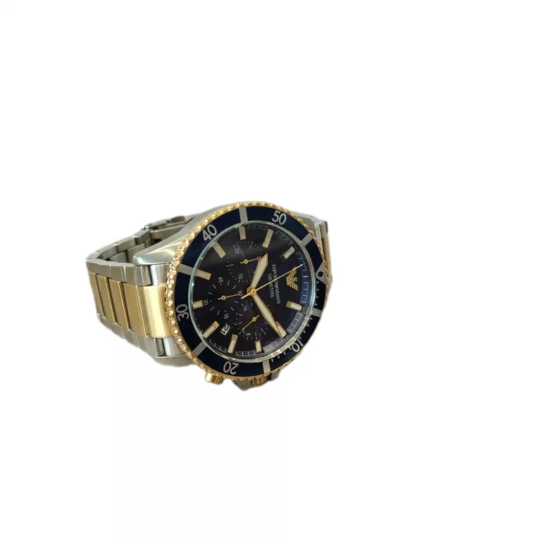 EMPORIO ARMANI ZEGAREK MĘSKI AR11360 SREBRO-ZŁOTY