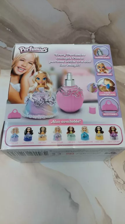 TM TOYS PERFUMIES LALECZKA ROSA LEA LAVENDER WE FLAKONIE W KSZTAŁCIE PERFU