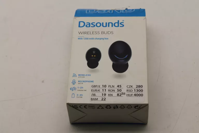 SŁUCHAWKI DASOUNDS WIRELESS BUDS