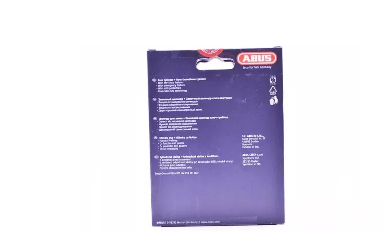 KOMPLET WKŁADEK ABUS D10+KD10NP 45G/35 NIKIEL