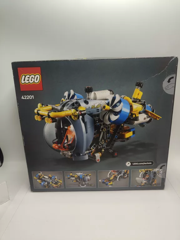 LEGO TECHNIC 42201 TECHNIC 42201 GŁĘBINOWY OKRĘT PODWODNY DO BADAŃ